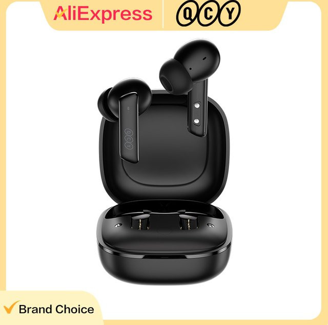 QCY HT05 Melobuds ANC In-Ear Bluetooth Kopfhörer mit 40dB Noise Cancelling, 6 Mikrofonen für KI-gestützte Anrufe und Transparenzmodus, 30h Akkulaufzeit - Bild 1