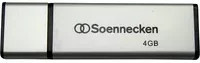 Soennecken USB-Stick USB-A 4,0 GB in Schwarz und Silber - Bild 1