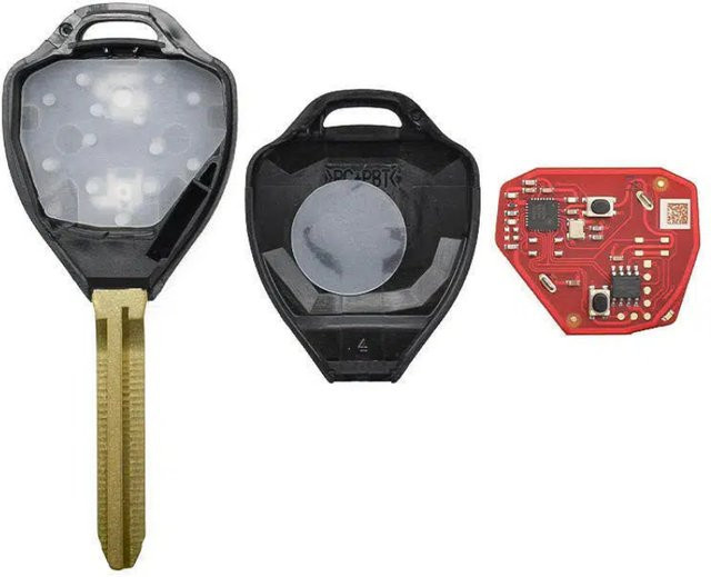Xhorse XKTO25EN VVDI Universal-Funkschlüssel der 2. Generation für Toyota, Typ 2 Tasten, Schwarz, Bluetooth-Unterstützung - Bild 1