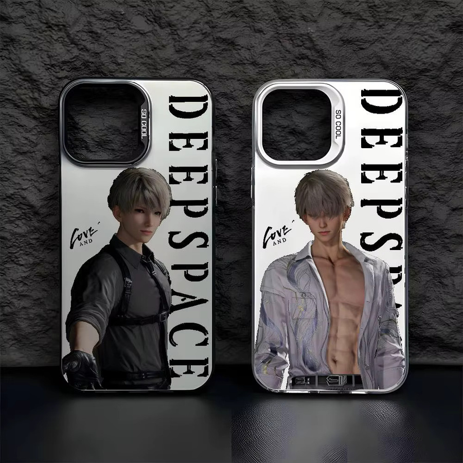 Love And Deepspace Xavier Handyhülle für iPhone 11 bis 17 Pro Max, Aurora Funda, mehrfarbig, matt mit Laser-Effekt und metallischem Design - Bild 2