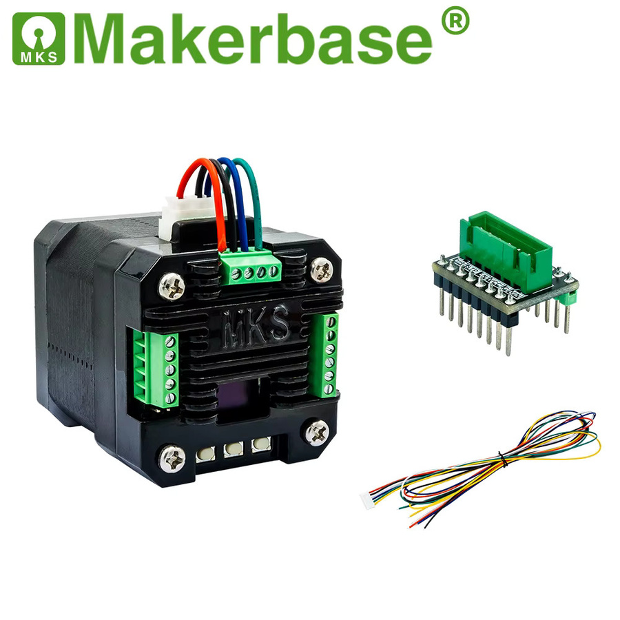Makerbase MKS SERVO42D NEMA17 Schrittmotortreiber mit geschlossenem Regelkreis für Gen_L FOC in Schwarz - Bild 3
