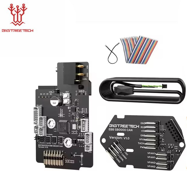 BIGTREETECH EBB SB2209 CAN/USB Board mit Hi-Speed Onboard Driver und Beschleunigungsmesser in Schwarz für VORON StealthBurner Klipper - Bild 1