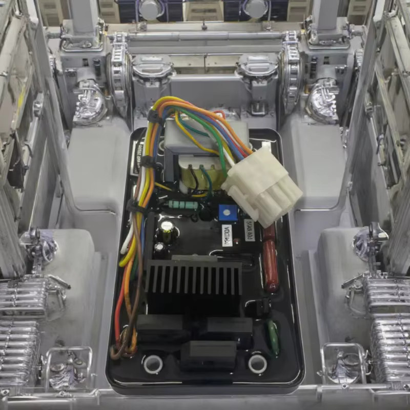 Solar-Einzel-Dreiphasen-Generatoraufsatz AVR AST-42-2 Volt Protector aus Kunststoff in Schwarz - Bild 3