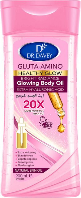DR.DAVEY Gluta-Amino Körperöl, 200 ml - Bild 1