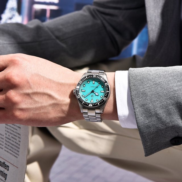 ROLLSTIMI Automatik-Taucheruhr, Edelstahl, Saphirglas, Herren - Bild 1