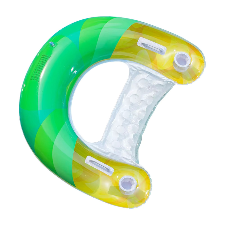 CatXaa Frucht-Hängematten-Schwimmring, aufaufblasbares Wasserspielzeug, bunt - Bild 2