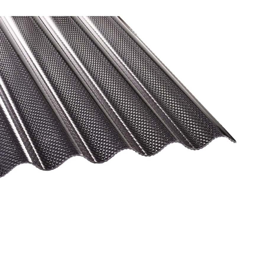 Tejemacro PC-Lichtwellplatte S76/18 aus Polycarbonat in Lichtgrau, B/H/D: 104,5 x 300 cm, Dicke: 2,8 mm - Bild 2