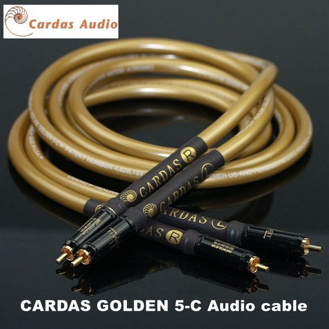 Cardas Golden Ratio 5-C RCA Audiokabel in Gold für HiFi-Endgrade Verbindungen - Bild 1