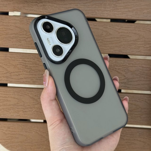 Magnetische stoßfeste Handyhülle für Huawei Pura 80, Pura 70 Pro Ultra, Mate 70 und 60 Pro + mit MagSafe Kompatibilität in Transparent oder Schwarz - Bild 1