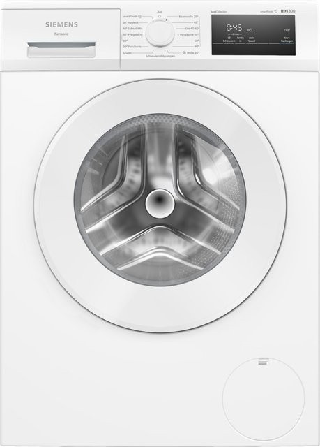 Siemens iQ300 Stand-Waschmaschine Frontlader WM14N0H5 in Weiß, 8 kg, 1400 U/min - Bild 1