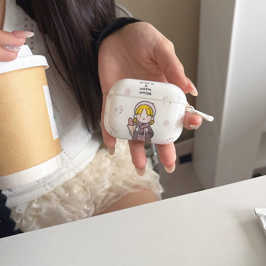 ZHANZHI Schutzhülle für AirPods 1/2/3/4 Generationen und AirPods Pro 2/3 in Gelb - Bild 5