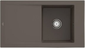 Villeroy & Boch Spüle Timeline 50 in Grau mit CeramicPlus Beschichtung - Bild 1