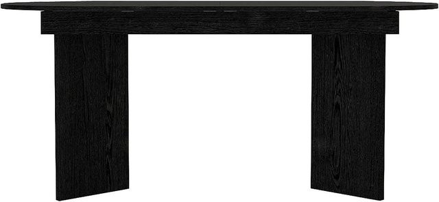 Vente-unique Esstisch Topania Modern Schwarz aus Spanplatte ausziehbar B: 260 cm, T: 220 cm, H: 180 cm - Bild 1
