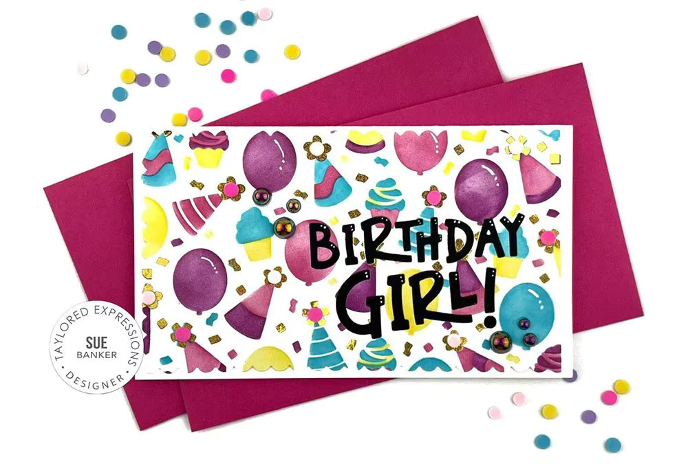 Metall-Stanzformen für Etiketten zum Geburtstag als Schneidewerkzeug für Scrapbooking, DIY Album, Papierkarten und Tagebuch-Deko - Bild 2