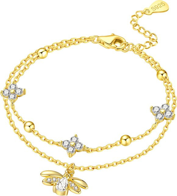 PANPOKI Armband, 925 Silber, Zirkonia, Damen - Bild 1