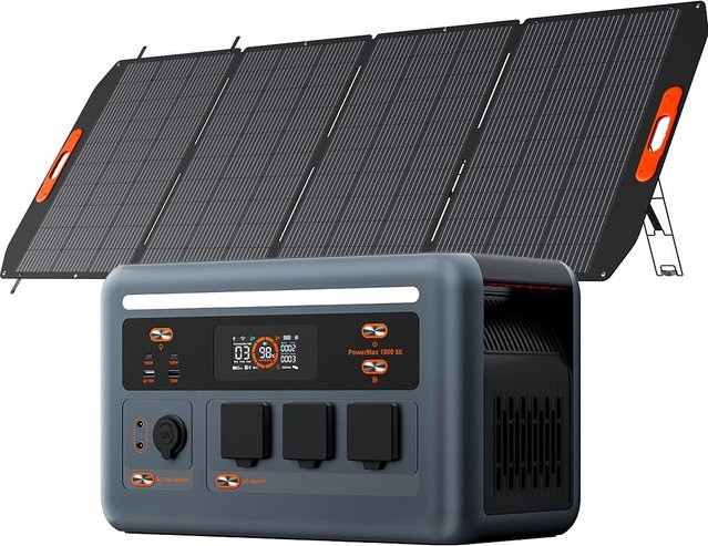 Blackview OSCAL PowerMax Tragbare Powerstation 1800W 1024Wh LFP Schwarz - Bild 1