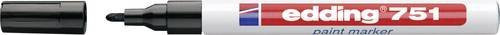 Edding Lackmarker 751 Permanent Marker Schwarz 1 mm - Bild 1