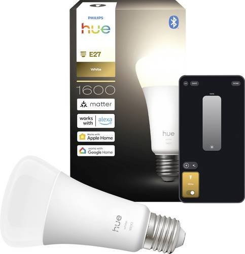 Philips Hue LED-Leuchtmittel A67 E27 Warmweiß 2700K dimmbar 13,5 W 1600 Lumen - Bild 1