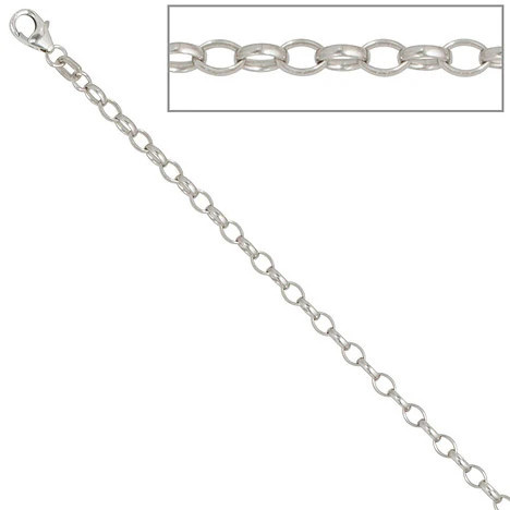Colfem Ankerkette 925 Silber, 3,0 mm, 60 cm, Unisex - Bild 1