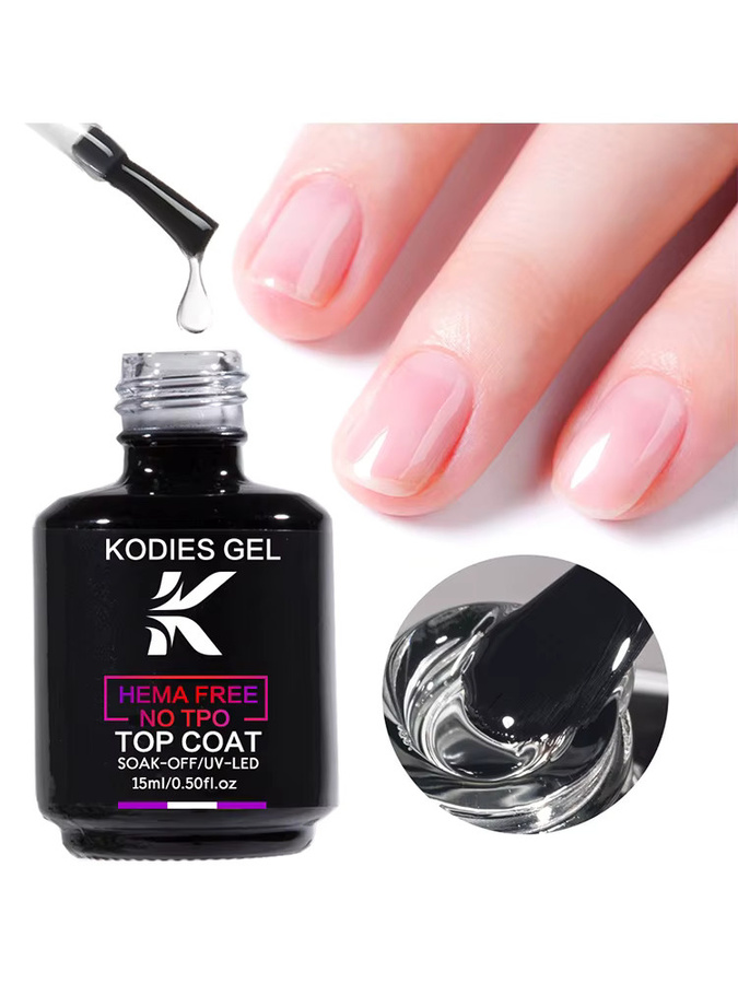 KODIES TPO Free Top Coat UV-Gel-Nagellack, Glänzend - Bild 7