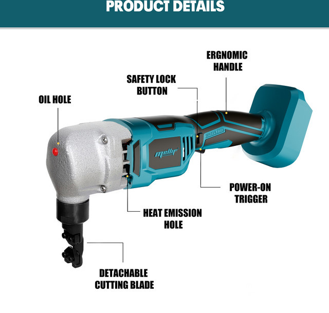 Makita Kabelloser Bürstenloser Metall-Nibbler für 18V Akku zum Schneiden von Edelstahl und Aluminium - Bild 1