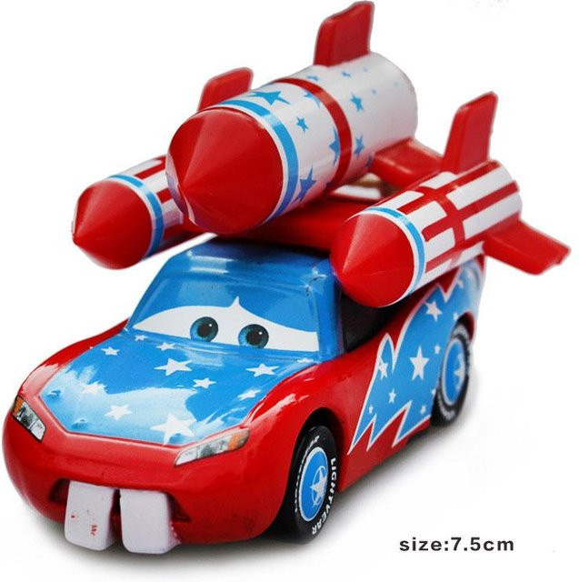 Pixar Disney Cars Lightning McQueen, Diecast Fahrzeug, 1:55, Metall, ab 4 Jahren - Bild 1