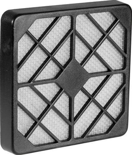 SEPA LFG60-45 Lüftergitter-Set aus Kunststoff in Schwarz, B/H/T: 6,4 x 6,4 x 1,22 cm - Bild 1