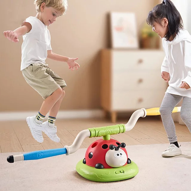 Kmoist Springseil, 3-in-1 Lernspielzeug, mit Sound, Gelb, Bunt / Mehrfarbig - Bild 1