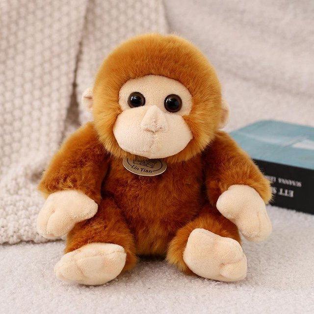 Affenpuppe Gorilla-Puppe, Plüschtier, Braun - Bild 1