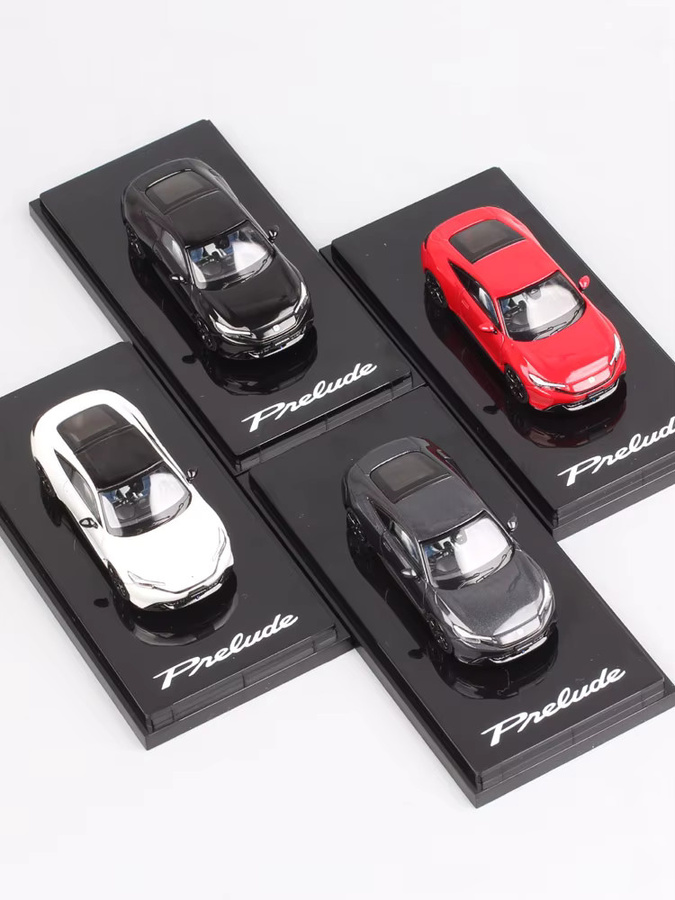 Hobby Japan Honda Prelude, Sportdruckguss-Automodell, 1:64, Rot - Bild 4