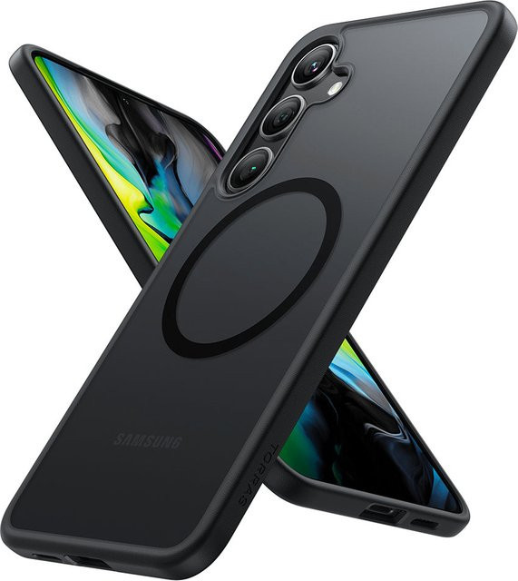 Torras Guardian MagSafe Schutzhülle für Samsung Galaxy S24+ S926 in Schwarz - Bild 1