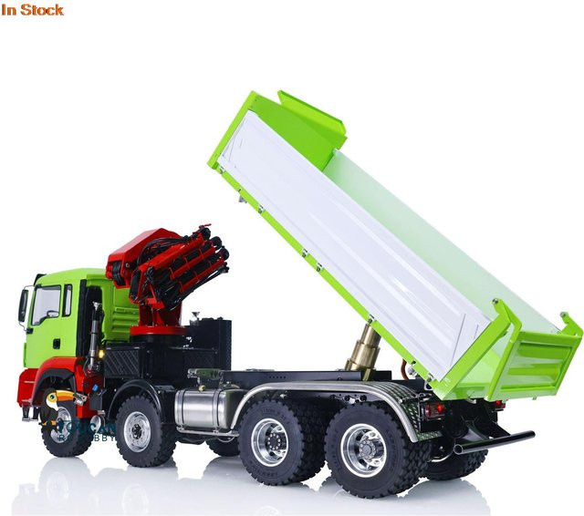 LESU RC Hydraulische Lkw Kran Dumper, 1:14, Metall - Bild 1