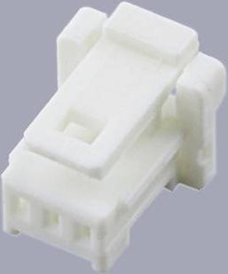 Molex Buchsengehäuse-Kabel in Weiß mit 1,00 mm Rastermaß - Bild 1