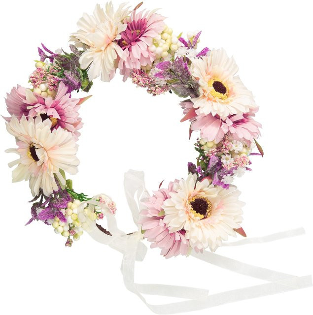 tectake Blumenkranz Blütenwunder, Natur, Bunt / Mehrfarbig - Bild 1