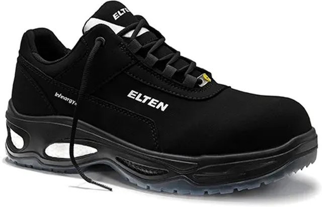 Elten Sicherheitshalbschuh Milow Low ESD S2 in Schwarz, Größe 44 - Bild 1