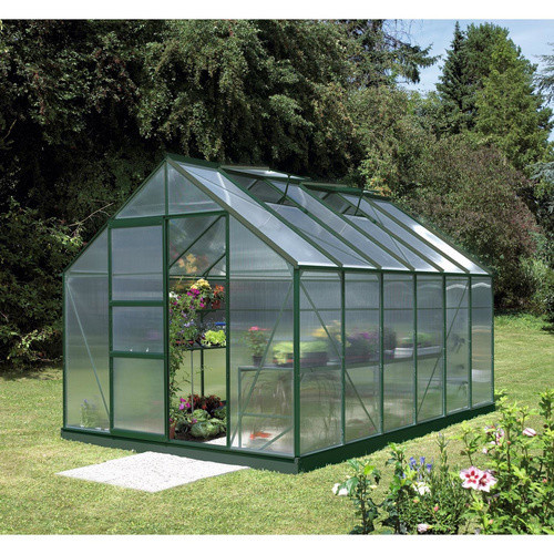 VITAVIA Gewächshaus Merkur, 9,9 m², Kunststoff/Aluminium, grau - Bild 2