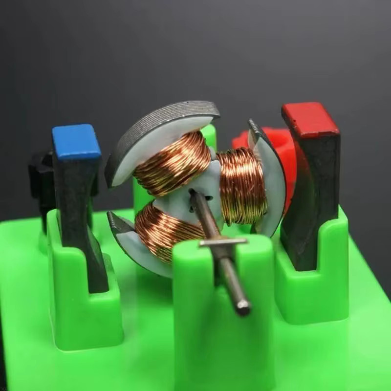 Soulbao Physik-Experimentierausrüstung für Gleichstrommotoren, offenes Modell zur Vermittlung elektrischer Grundlagen, mehrfarbig - Bild 2
