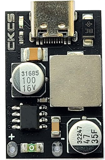 Dykbcells PD3.0 30W Schnelllademodul mit Typ-C Schnittstelle, Eingang 8-32V, Farbe Schwarz - Bild 1
