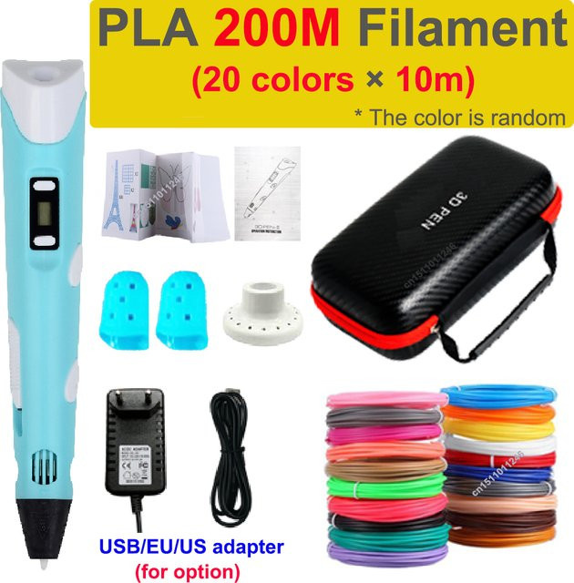 JuniorCare 3D Stift, DIY Zeichnung Stifte, Bunt / Mehrfarbig - Bild 1