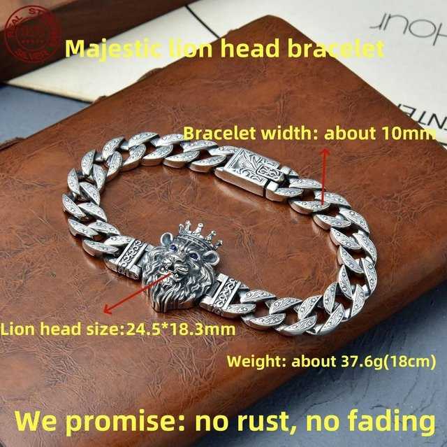 TIANGU Armband 925 Silber, 6mm, 21cm, Unisex - Bild 1