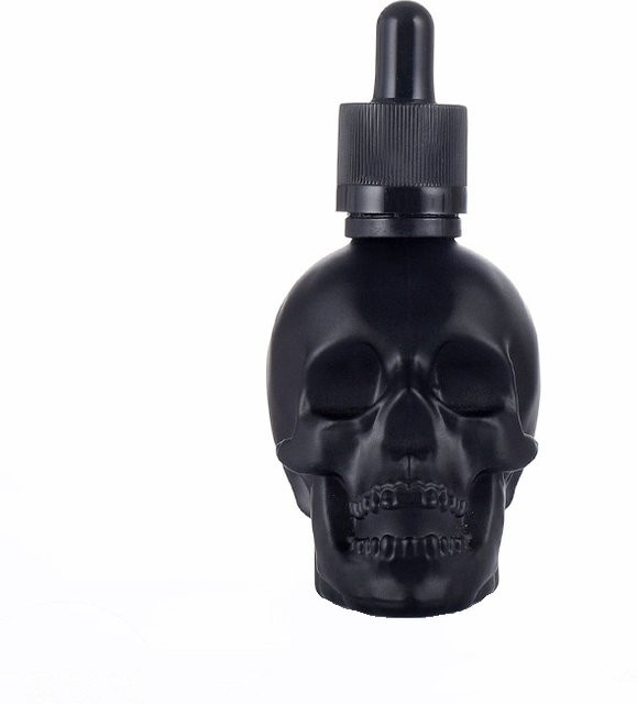 StarDu Packing Totenkopf-Tropfflasche aus Glas, 30 ml, Unisex - Bild 1