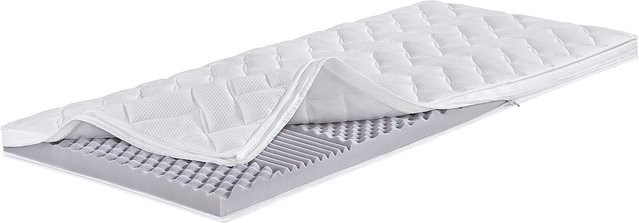 BRECKLE 7-Zonen Kaltschaum-Matratzentopper XXL Dreams in Weiß, B/T: 90 x 190 cm - Bild 1