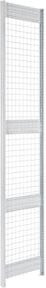 Bito Seitenwandgitter Set inklusive Halteklammern, Farbe: Silber, H: 300 cm, T: 32,4 cm - Bild 1