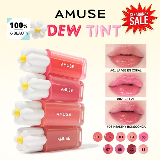 AMUSE Dew Tint Lipgloss, Glänzend, Gel - Bild 1