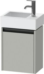 Duravit Waschtischunterschrank Ketho.2 Wandhängend mit 1 Tür in Grau, B/T: 36,4 x 23,8 cm - Bild 1