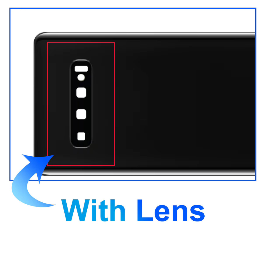 Samsung S10 Plus G975F G9750 Rückseitige Gehäuseabdeckung mit Kameralinse in Grün - Bild 3