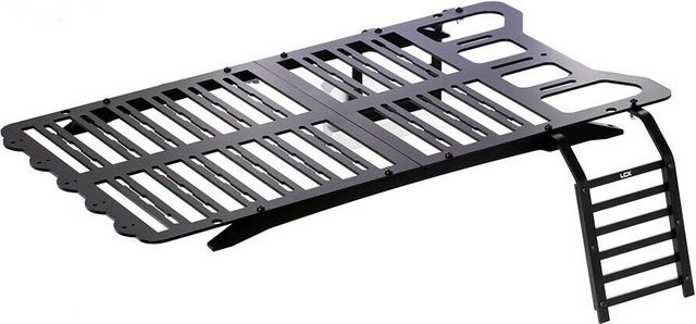 LCX Racing Aluminium Gepäckablage Dachträger, 1/6, Zubehör, Metall, Schwarz - Bild 1