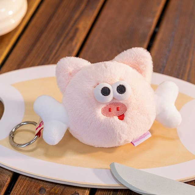 Yiran toy Schlüsselanhänger, Plüsch, Dosenform, Unisex - Bild 1