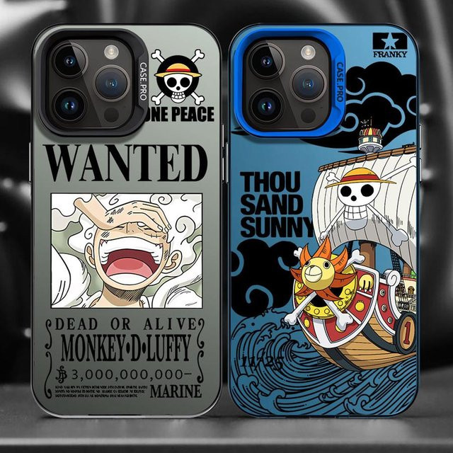 Handyhülle im One Piece Ruffy Design für iPhone 17 Pro Max, 16, 15, 14, 13, 12, 11, XS, XR und 16e/16 Air, Multicolor - Bild 1