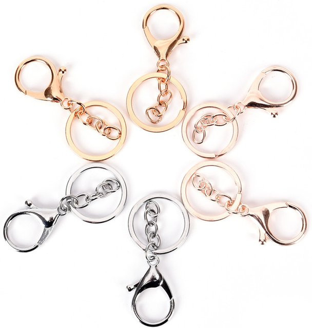 Velishy Schlüsselanhänger, Gold Silber überzogen, Messing, Unisex - Bild 1